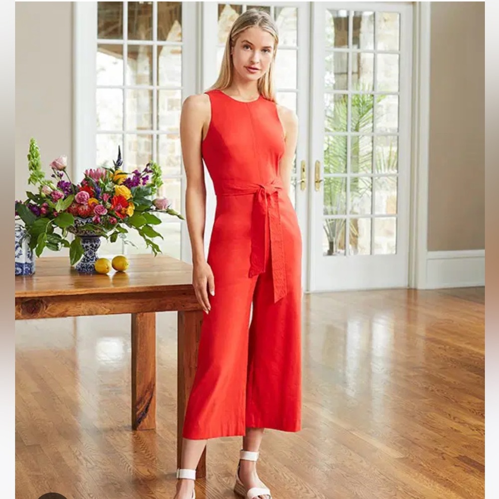 Antonio Melani Adelaide Linen Jumpsuit